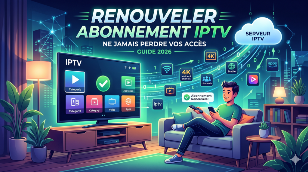 Renouveler abonnement IPTV