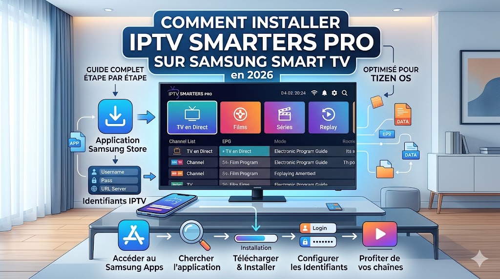 Comment Installer IPTV Smarters Pro sur Samsung Smart TV
